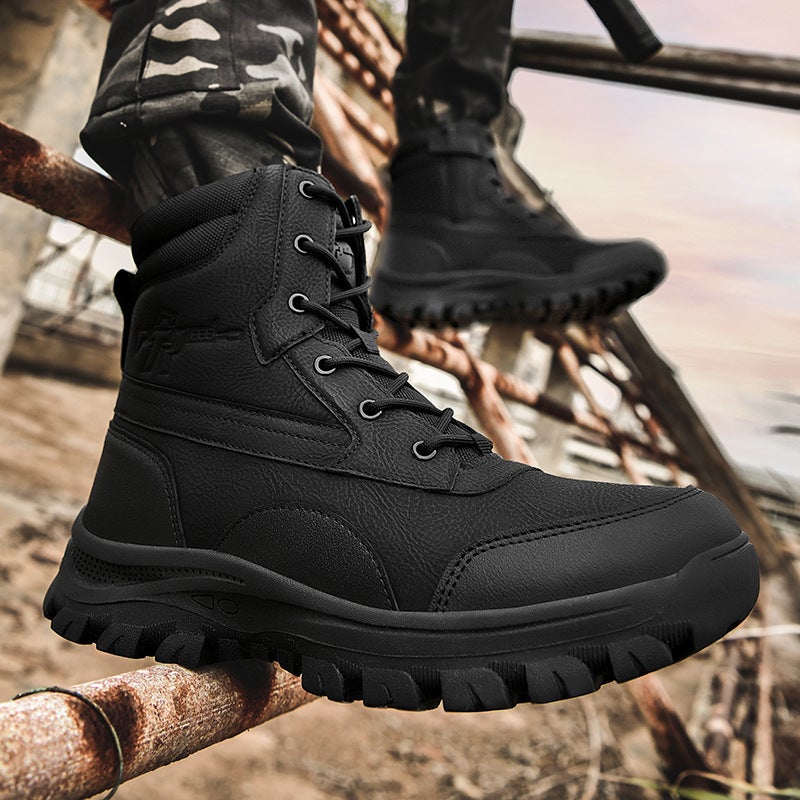 Military Boots, Special Forces Flight, Outdoor Combat, Non-Slip Tactical Boots, Training Shoes, Outdoor Desert Mountaineering High-Top Shoes - Image 4